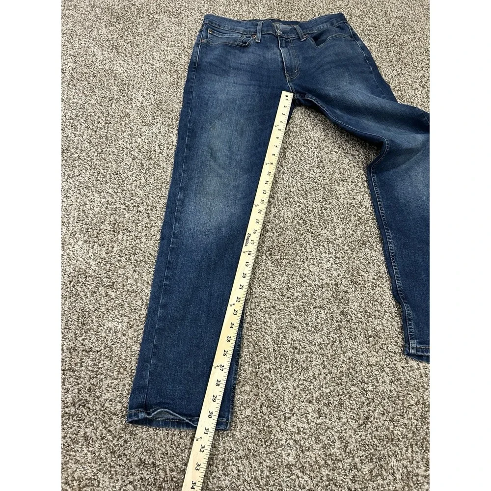Levi's 511 Denim Jeans Men's 34x32 Slim Fit Dark Wash